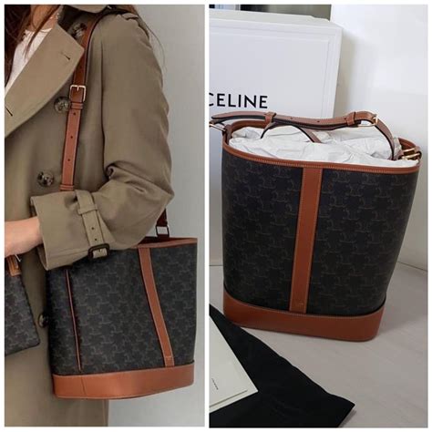 celine luxury bucket bags.